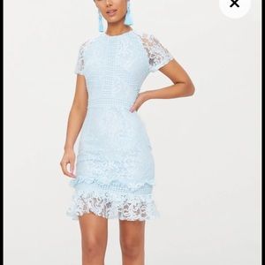 Pretty little thing powder blue dress